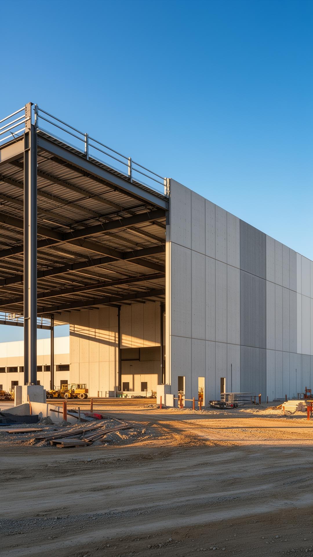 Industrial construction project by JFD Construction in Southern California